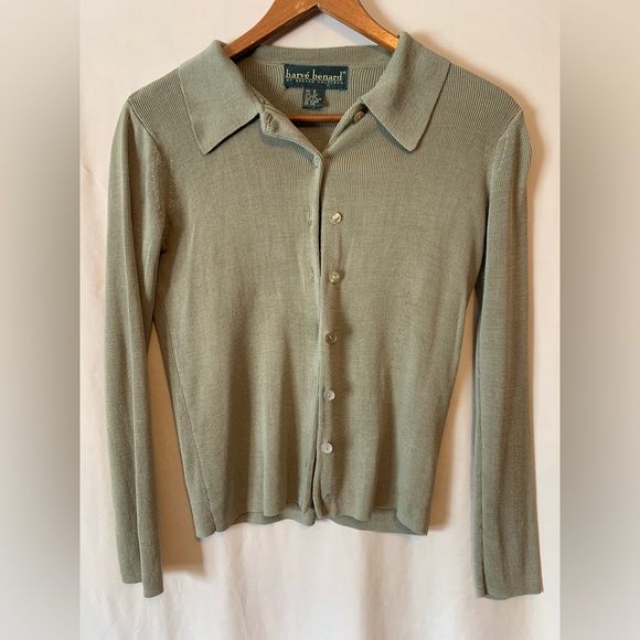 VINTAGE Harve Benard Silk Sweater - Picture 4 of 9